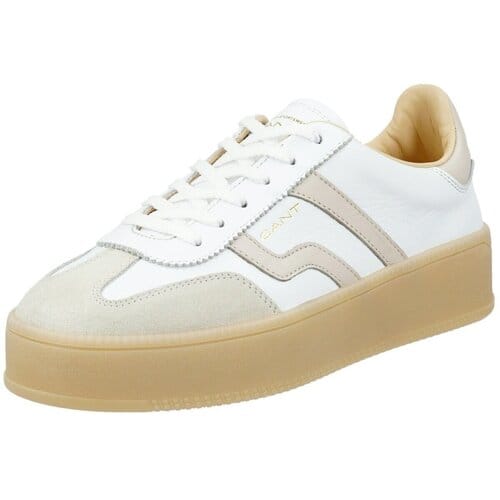 Sneakers van leer met plateauzool model 'Cuzmani'