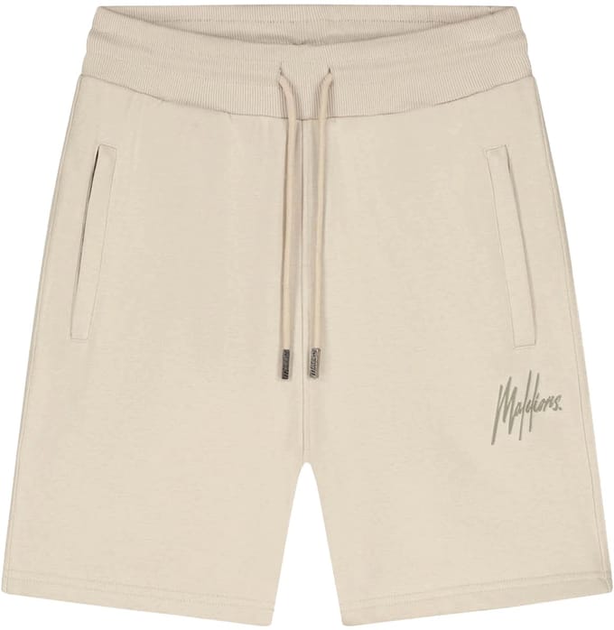 Malelions striped signature short in de kleur bruin.