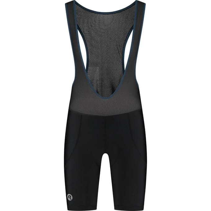 Rogelli Core Heren Korte Fietsbroek - Zeem - Bretels - Zwart/Blauw