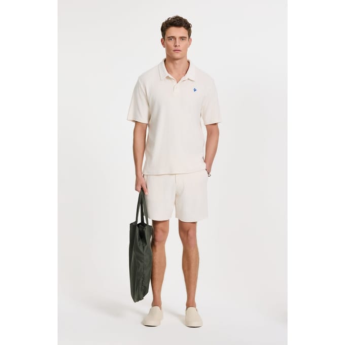 Shiwi Evan Toweling Shorts Solid White Taglia: L | Pantaloncini Outlet | Uomo | Bianco