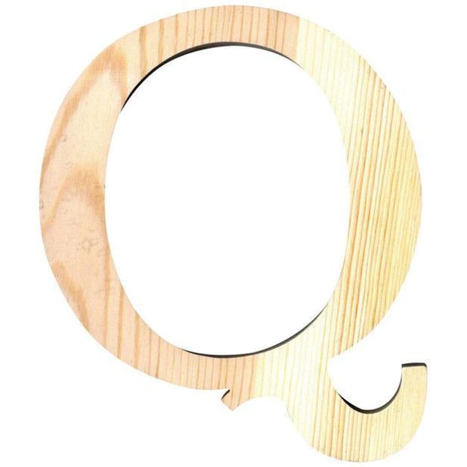 Artemio houten letter Q 11.5 cm
