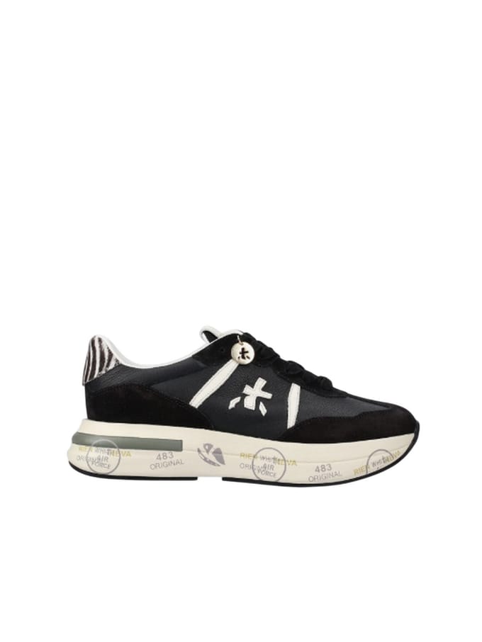 sneaker vrouw Premiata - cassie - zwart
