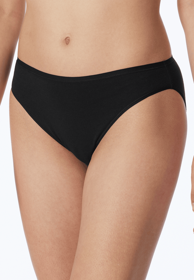 Schiesser 2 PACK Mini Slip 95/5 - Dames Onderbroek - zwart