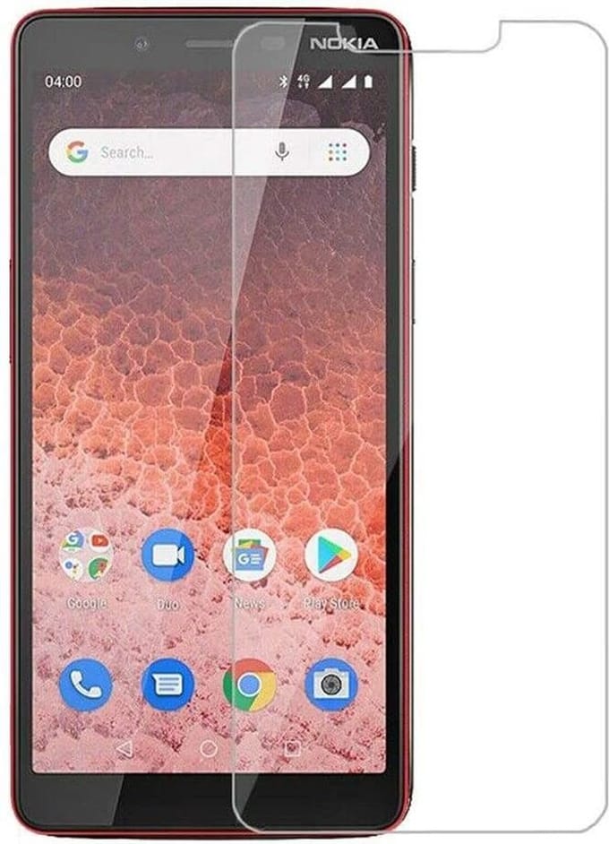 2 Stuks Screenprotector Tempered Glass Glazen Gehard Screen Protector 2.5D 9H (0.3mm) - Geschikt Voor: Nokia 1 Plus
