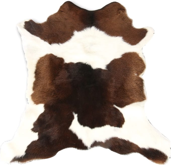 Vloerkleed - Tapijt - Plaid Kalf Leder / Bont 100x85x0,2cm |