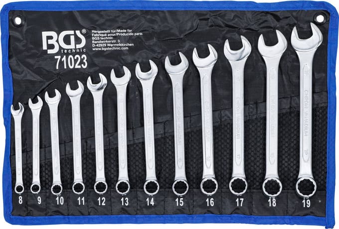 BGS Steekringsleutelset - 8 - 19 mm - 12 delig