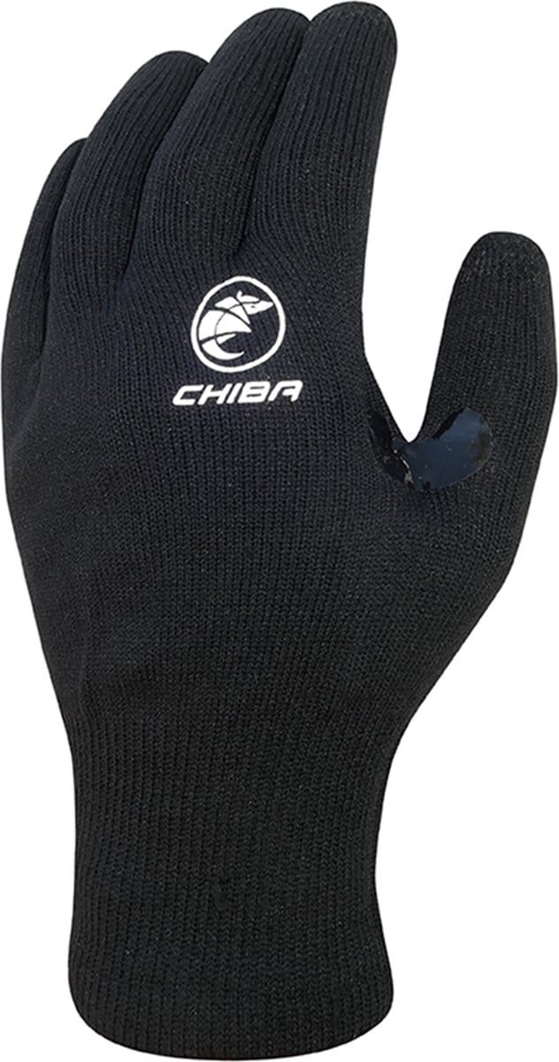 Chiba fietshandschoen - Thermofleece - Zwart - maat M