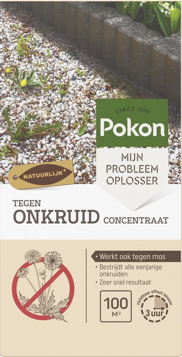 Pokon tegen Onkruid - Concentraat - 225ml - Onkruidbestrijding - Natuurlijk
