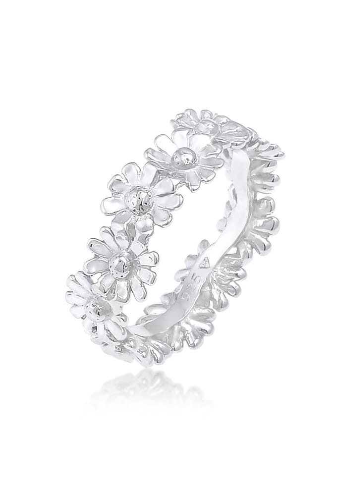 Elli - Ring - Dames Band Bloesem Bloem Boho Look Trend in 925 Sterling Zilver - Dames