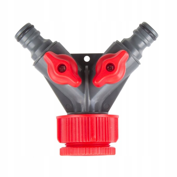 Proline 2-weg kraanverdeler 1"/3/4" met individuele debietregeling