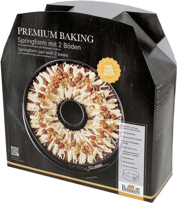 Set van 2 RVS Bakvormen Ovenbestendig Antiaanbaklaag 28 cm