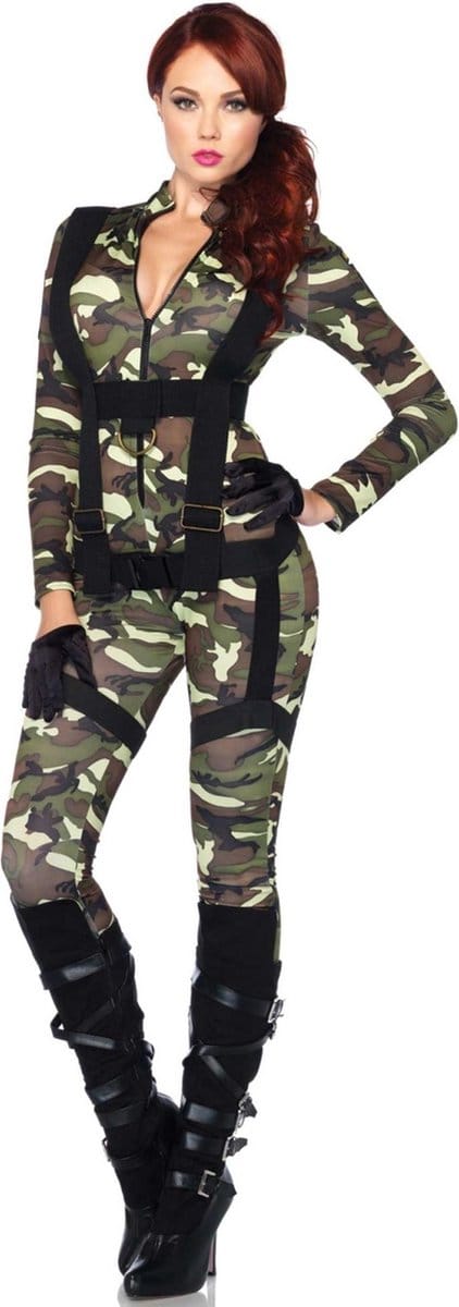 Dames jumpsuit Leg Avenue Pretty Paratrooper