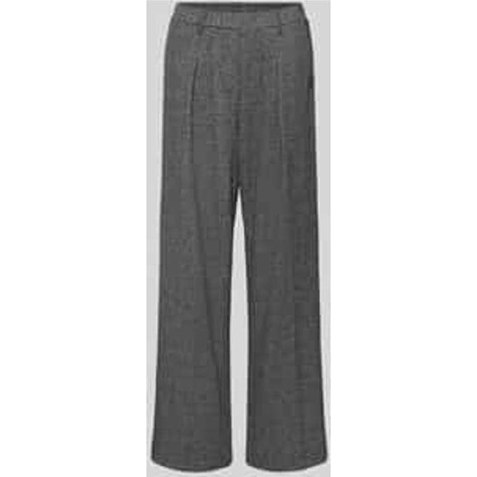 Broek met wijde pijpen en elastische band