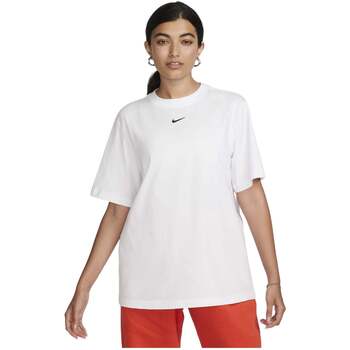 T-shirt Korte Mouw Nike T-shirt Sportswear Essential blanc