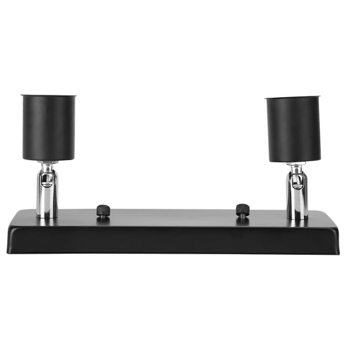 Elegante E27 Lampvoet met Rechthoekige Draaivoet DIY Accessoires voor Plafond WandlampZwart zwart