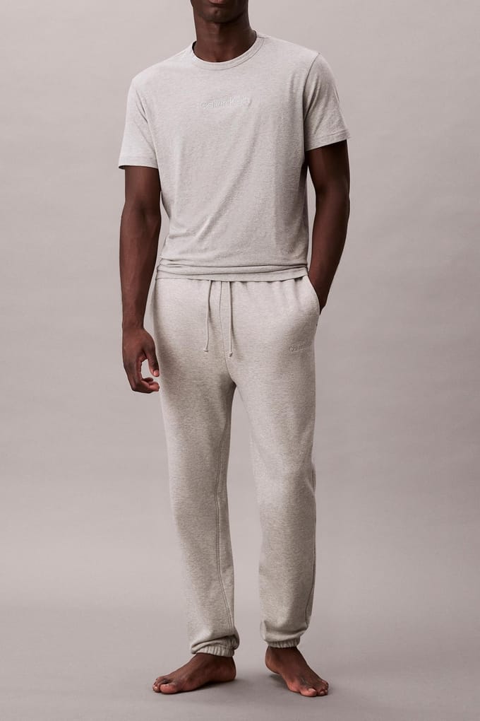 Calvin Klein Jogger Grey Heather Größe: M | Jogginghosen Outlet | Herren | Grau