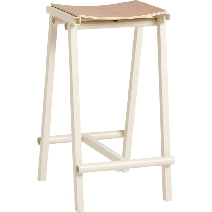 HAY Taburete 8 barkruk - H65 cm - eggshell
