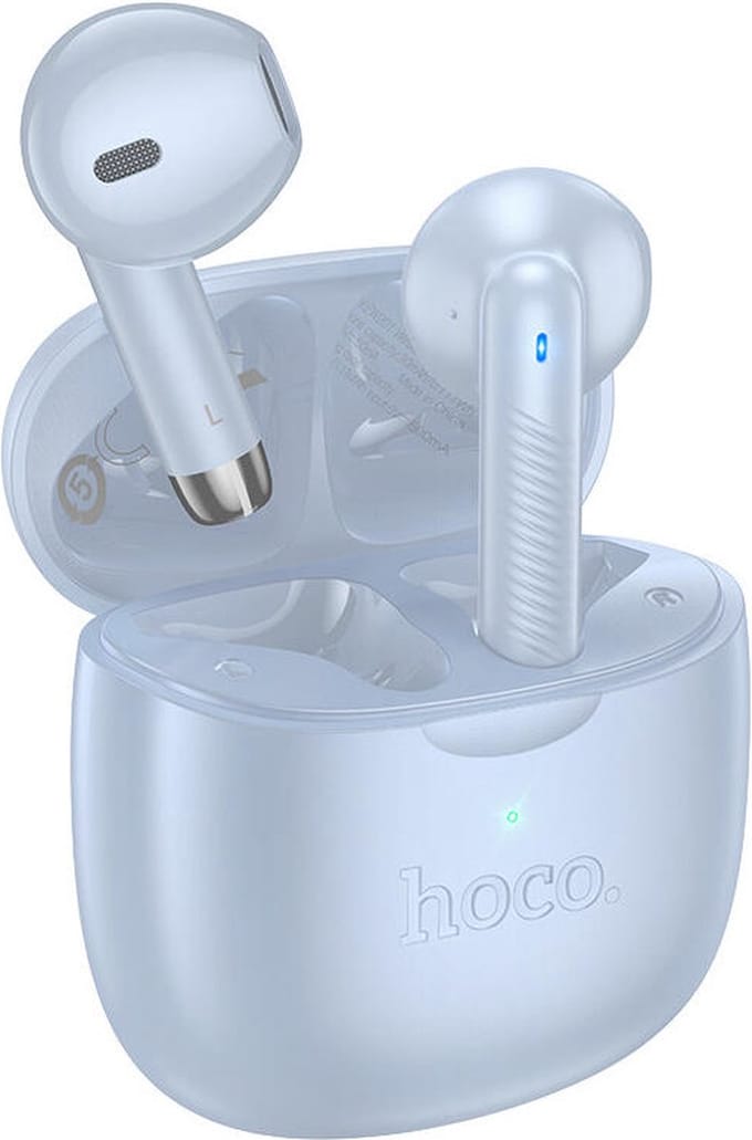 Hoco EW201 Draadloze Bluetooth Half In-Ear Oordoppen Blauw