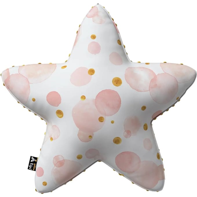 Kussen met minky Yellow Tipi Lucky Star Magic Collection