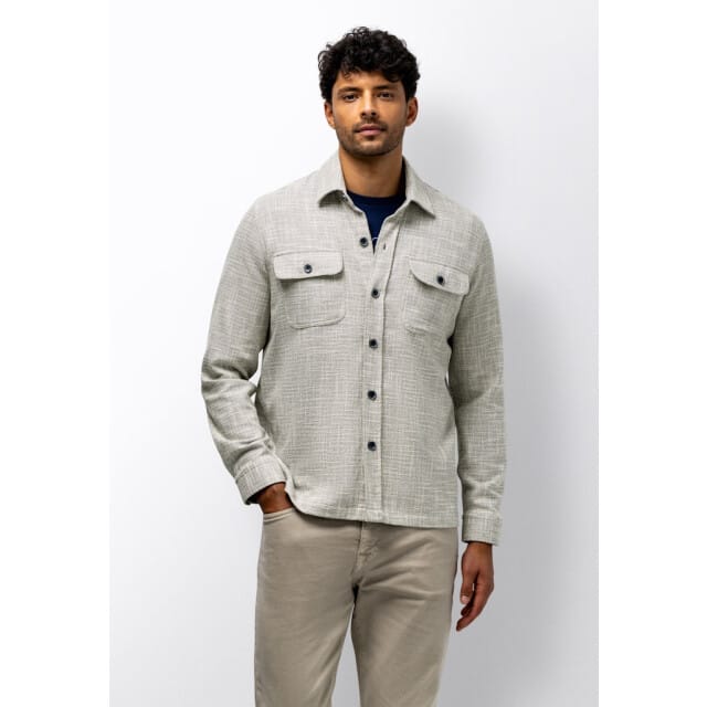 State of Art Overhemd Overshirt Met Gemeleerd Dessin 22116262 5614 Mannen Maat - L