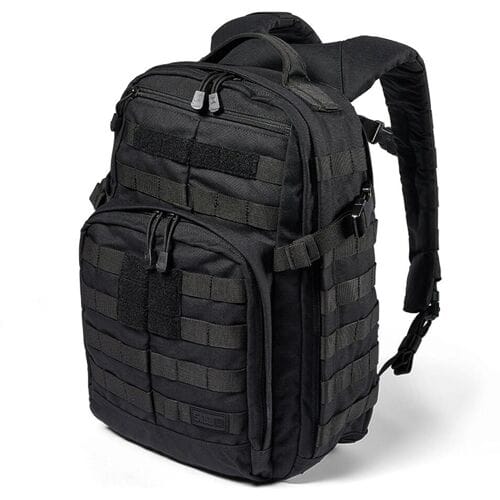 5.11 Rush 12 2.0 Backpack, zwart, rugzak met MOLLE-web