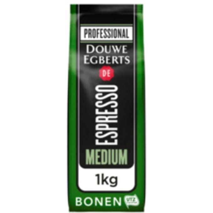 Koffie Douwe Egberts espresso bonen medium roast 1kg