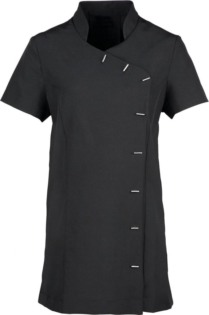 Schort/Tuniek/Werkblouse Dames L (14 UK) Premier Black 100% Polyester