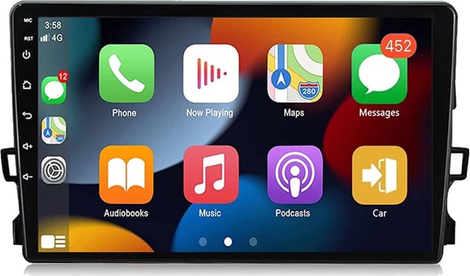 BG4U - Android Navigatie Radio geschikt voor Toyota Auris 2007-2012 met Apple Carplay en Android Auto