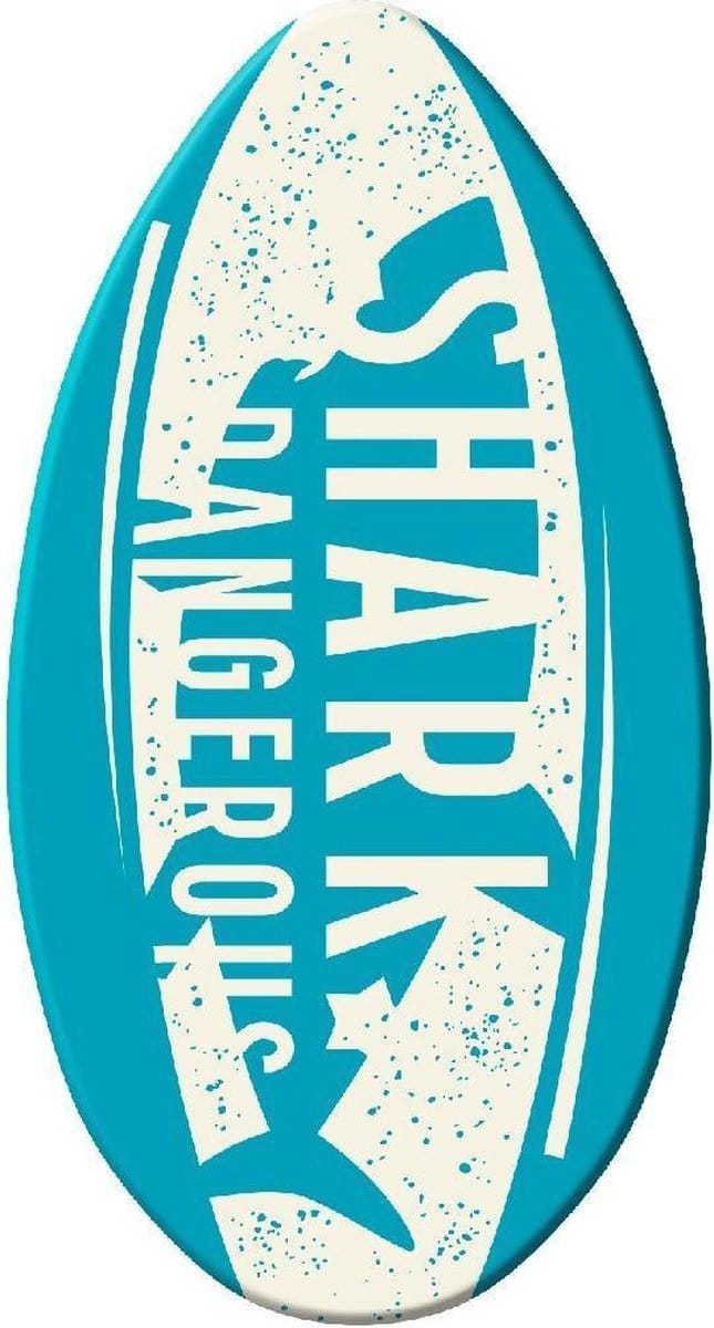SportX Houten Skimboard Haai 94 cm