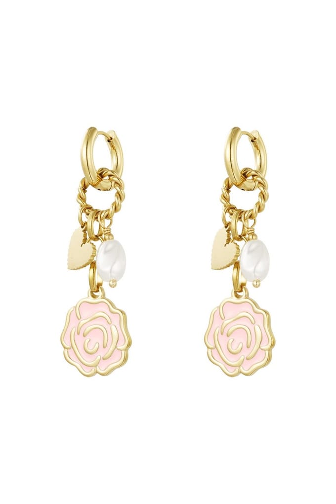 Oorbellen forever rose