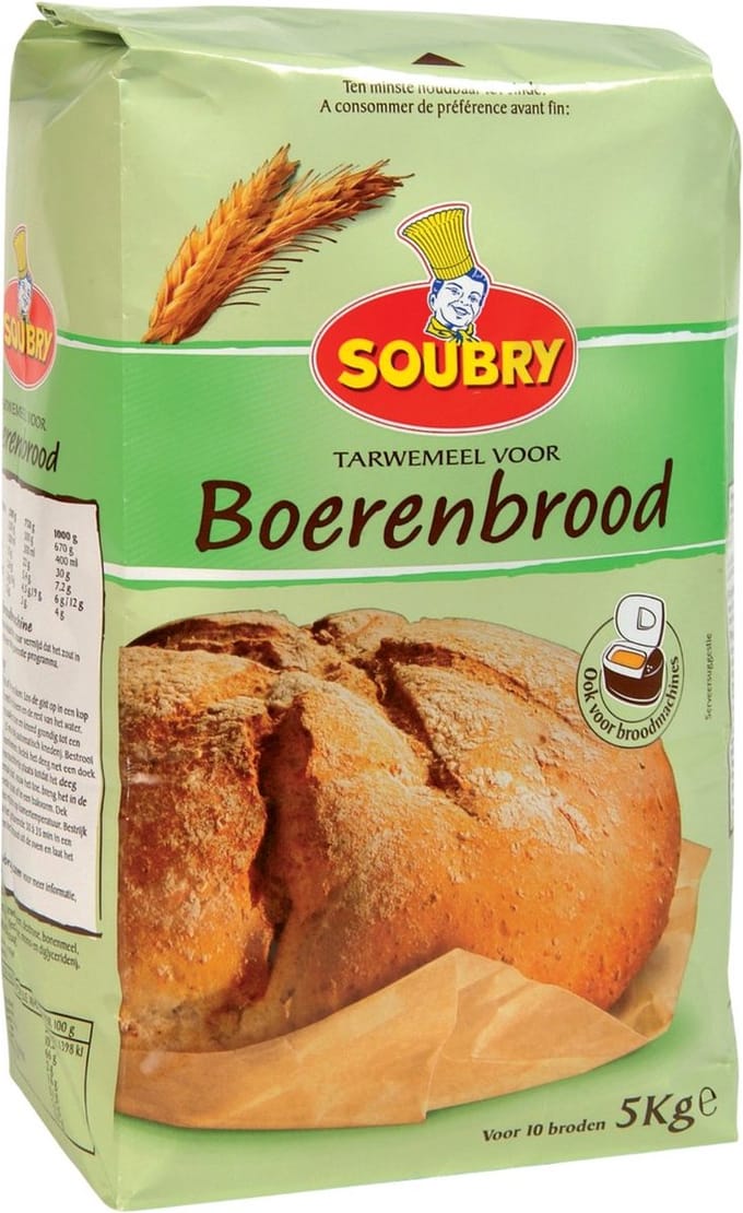 Soubry - Tarwemeel voor Boerenbrood - 5kg