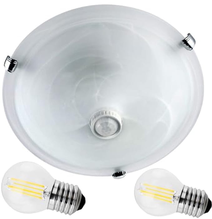 Plafondlamp met Bewegingssensor en Schemersensor 360 Graden - Ø 30 cm