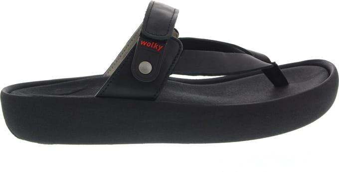 Dames Slippers Wolky 0082131-002 Peace Martinica Zwart - Maat 40