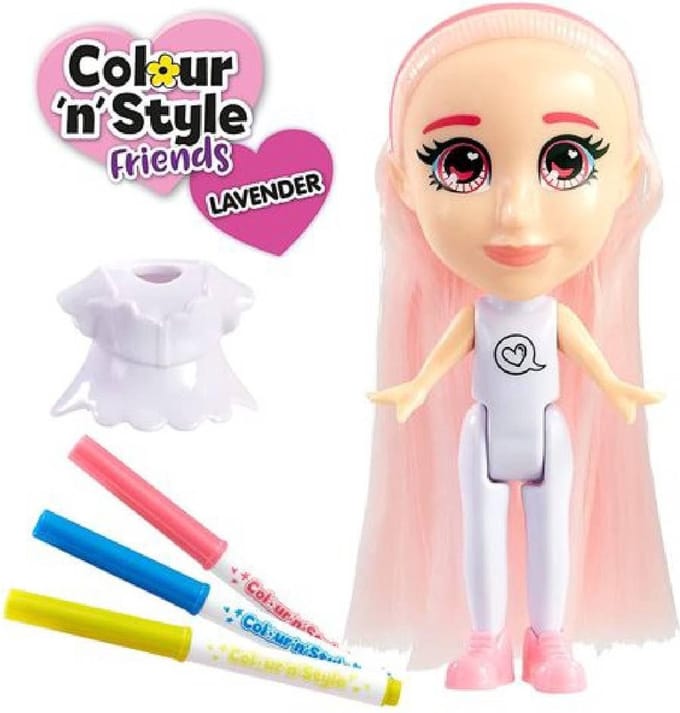 Colour´n Style Friends - Lavender - Versier en kleed je pop aan!
