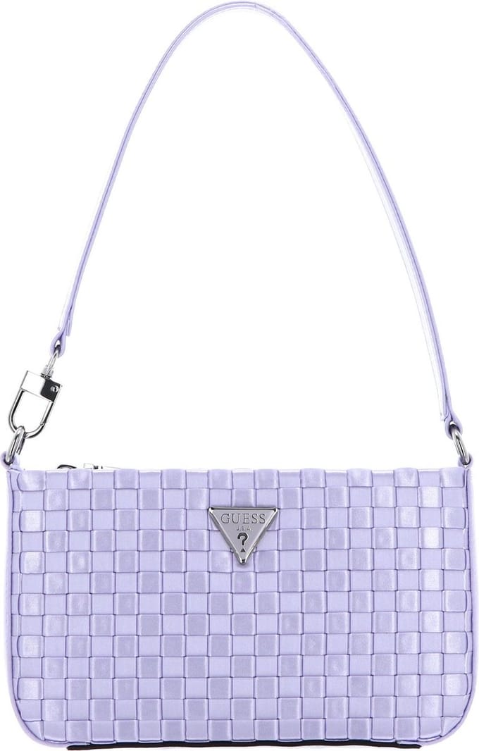 GUESS Schoudertas Twiller Mini Top Zip Shoulder Bag Lavender Paars