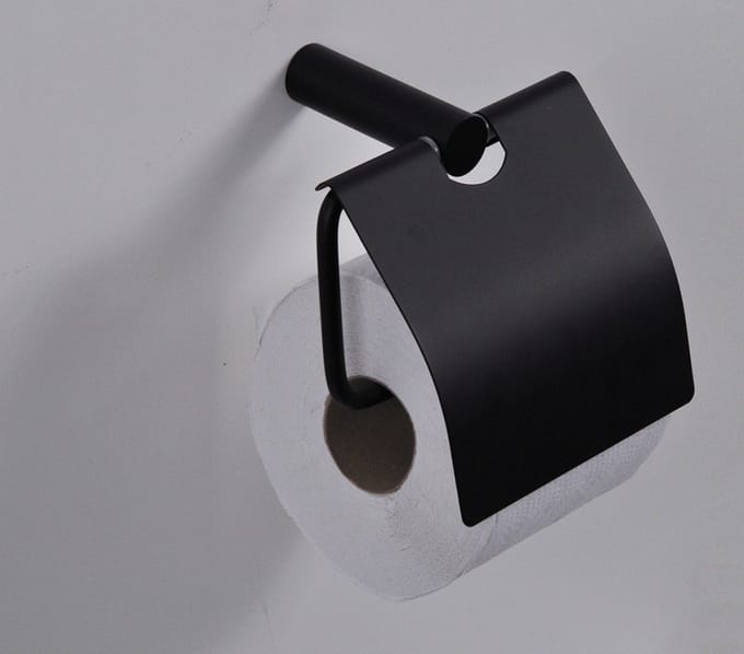 Sanifun toiletrolhouder Nero