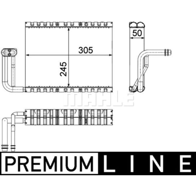 Verdamper, airconditioner MAHLE AE 88 000P