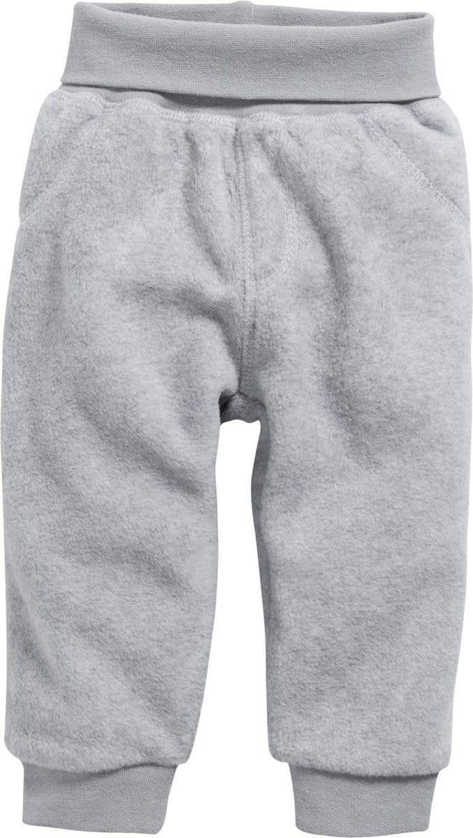 Playshoes Schnizler babybroekje fleece uni grijs
