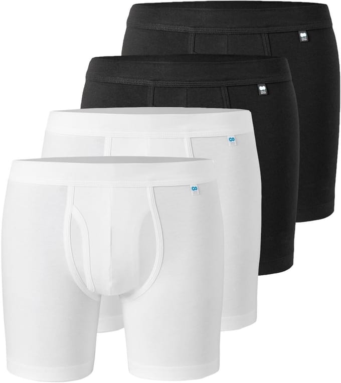 Schiesser Heren lang short / pant 4 pack Long Life Cotton