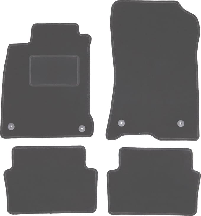 Grafiet automatten voor: Renault Laguna III liftback, stationwagen (2007-2015)