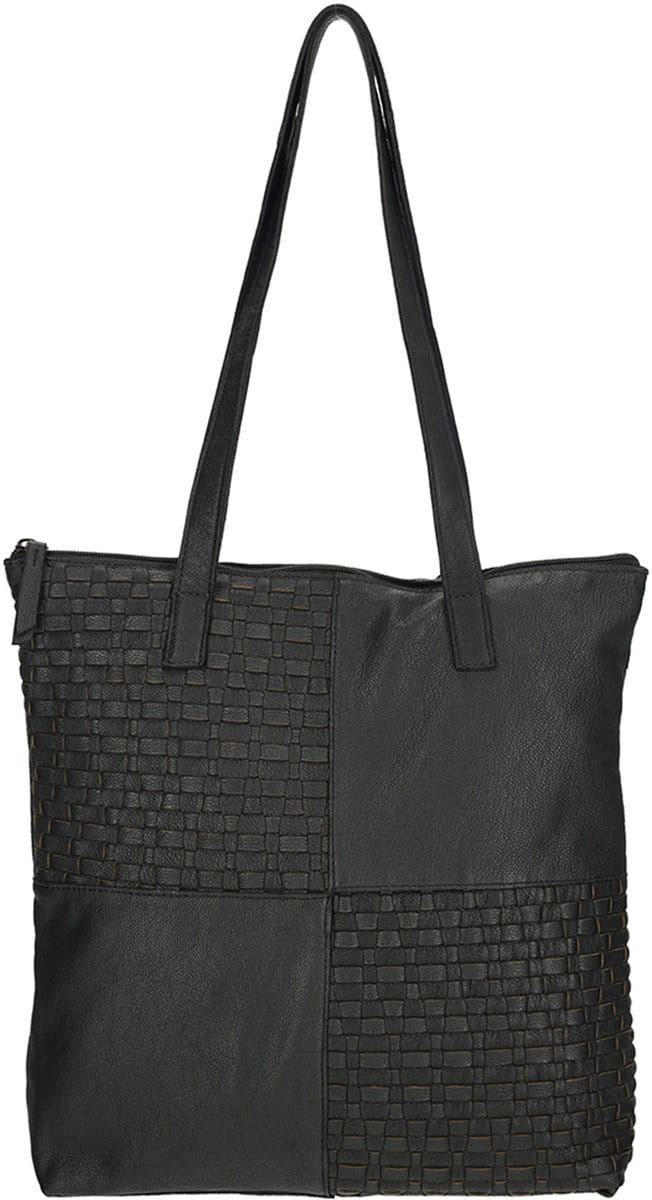 Enrico Benetti Sicily Leren Shopper - Zwart