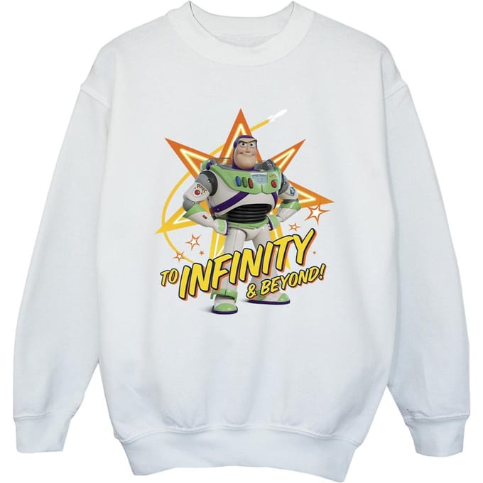 Disney Meisjes Toy Story Buzz To Infinity Sweatshirt (Wit)