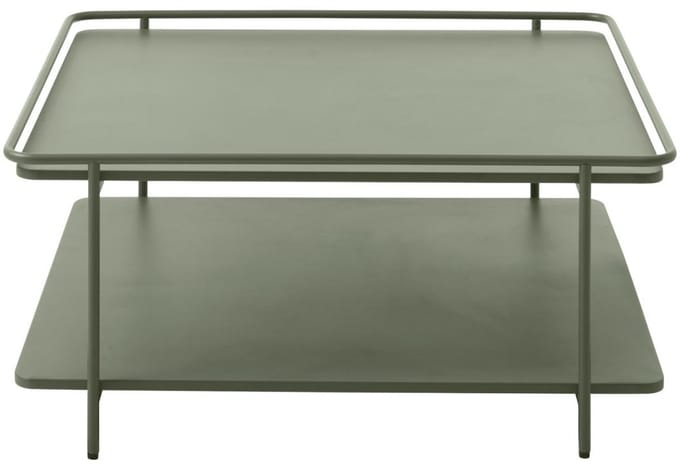 Nordic Home - Millie salontafel 75x75 cm - olijfgroen