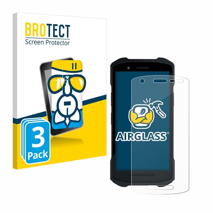 Screenprotector 3 Stuks voor Zebra TC21/ TC26 Beschermglas transparant
