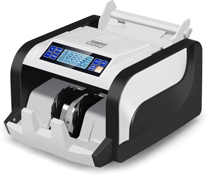 Geldtelmachine - Geldteller - Valsgeldscanner - Geld systeem