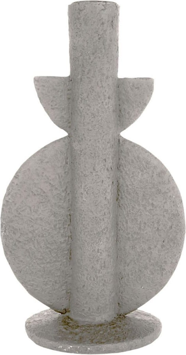 Present Time Kandelaar Bubble - Warm Grijs - 13x9,5x22cm - Modern