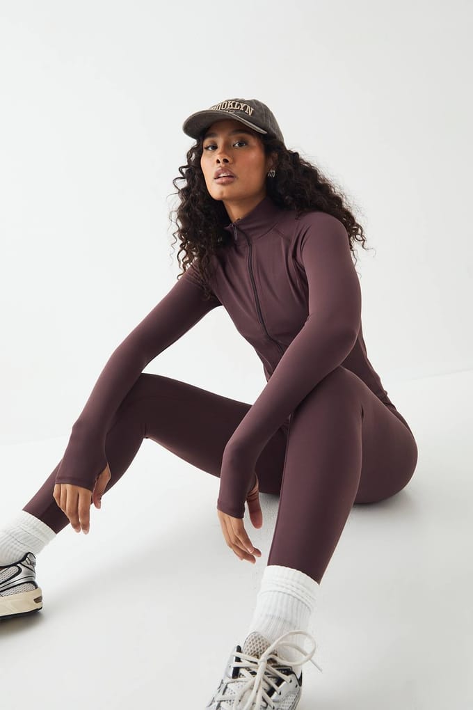 Dames DSGN Studio Tall Ultra Sculpt Hoge Taille Legging | Chocolate | Maat: XS