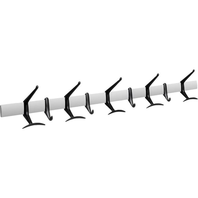 Kartell - Hanger muurkapstok - zwart - Lengte 90 cm