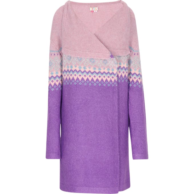 IZIA Vest Dames Violet veelkleurig
