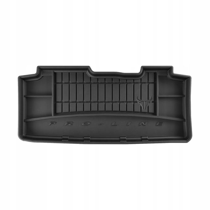 FROGUM PROLINE 3D Set - Rubberen Automatten + Kofferbakmat - Geschikt voor RENAULT Modus (2004-2012) - Zwart